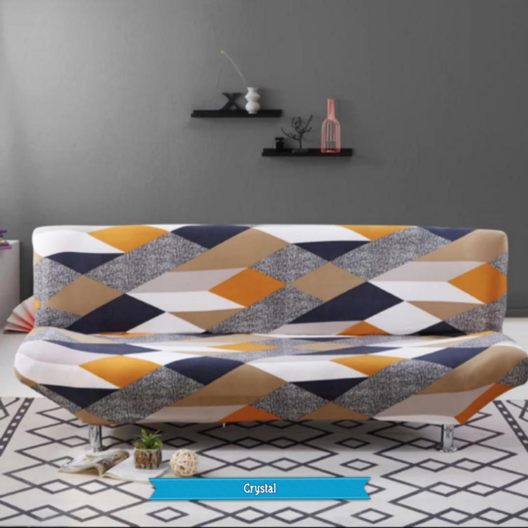 SOFA BED COVERS (Category: Sofas) located in Manila. Submitted by princesssugarrush (Listing ID 176053373, Image 1). Description: COVERS ONLY SOFA BED and DINING CHAIRS NOT INCLUDED Sofa Bed Covers P1199 Material: Spandex Polyester Sizes: SMALL WIDTH : 90-110CM LENGTH: 180-210 CM Colors avail: COFFEE , DARK BLUE, GRAY, . BLACK SIZE: LARGE: WIDTH: 115-130CM LENGTH: 180-210CM Colors avail: BLACK , CARTOON, CRYSTAL, BANANA LEAVES PIOG PAYMENT VIA BD