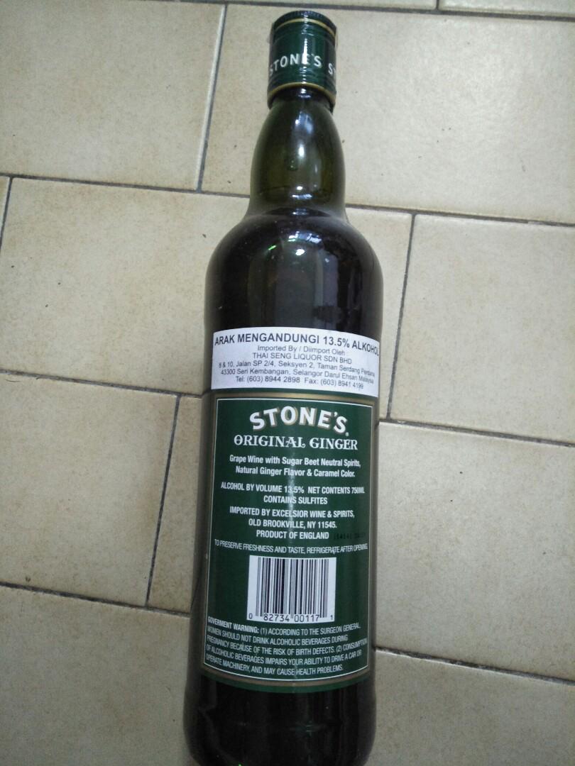 Stone's Original Green Ginger Wine 700ml, Food & Drinks, Alcoholic