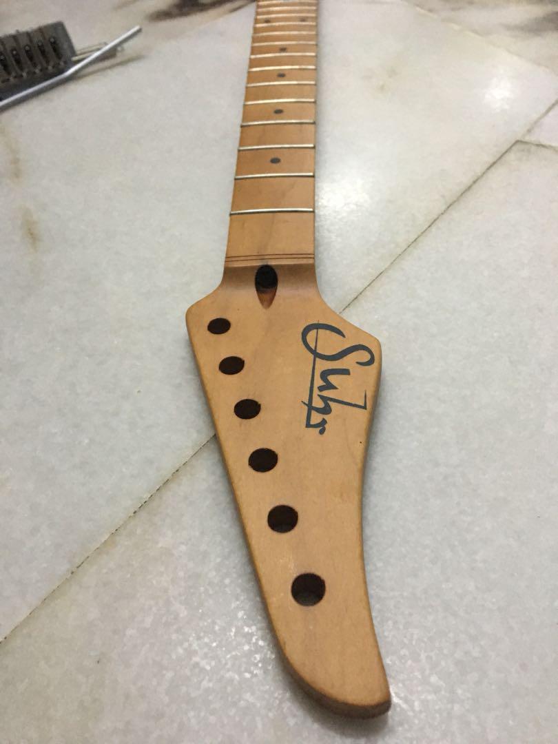 Suhr guitar neck top