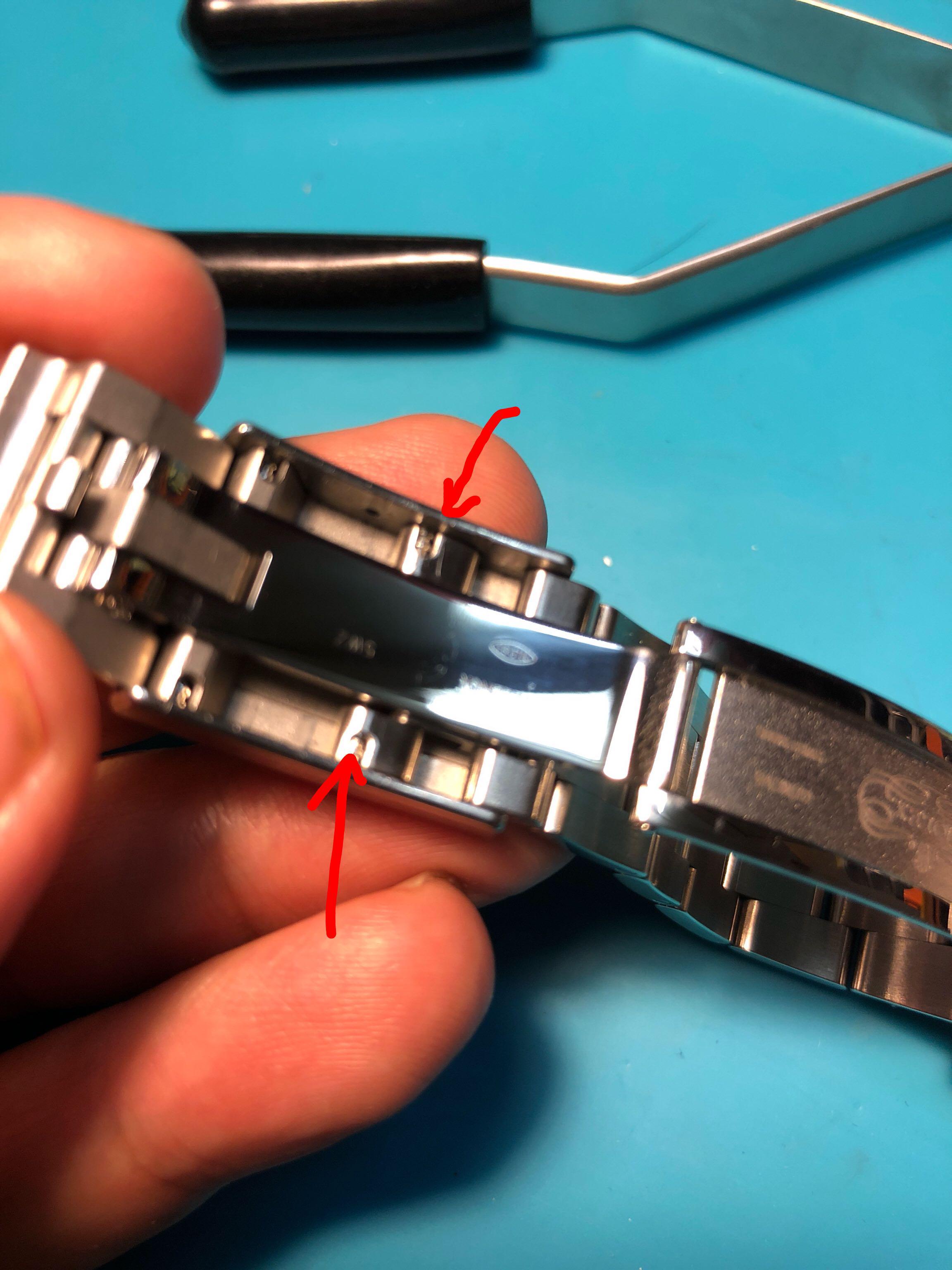 Rolex easylink micro adjustment clearance