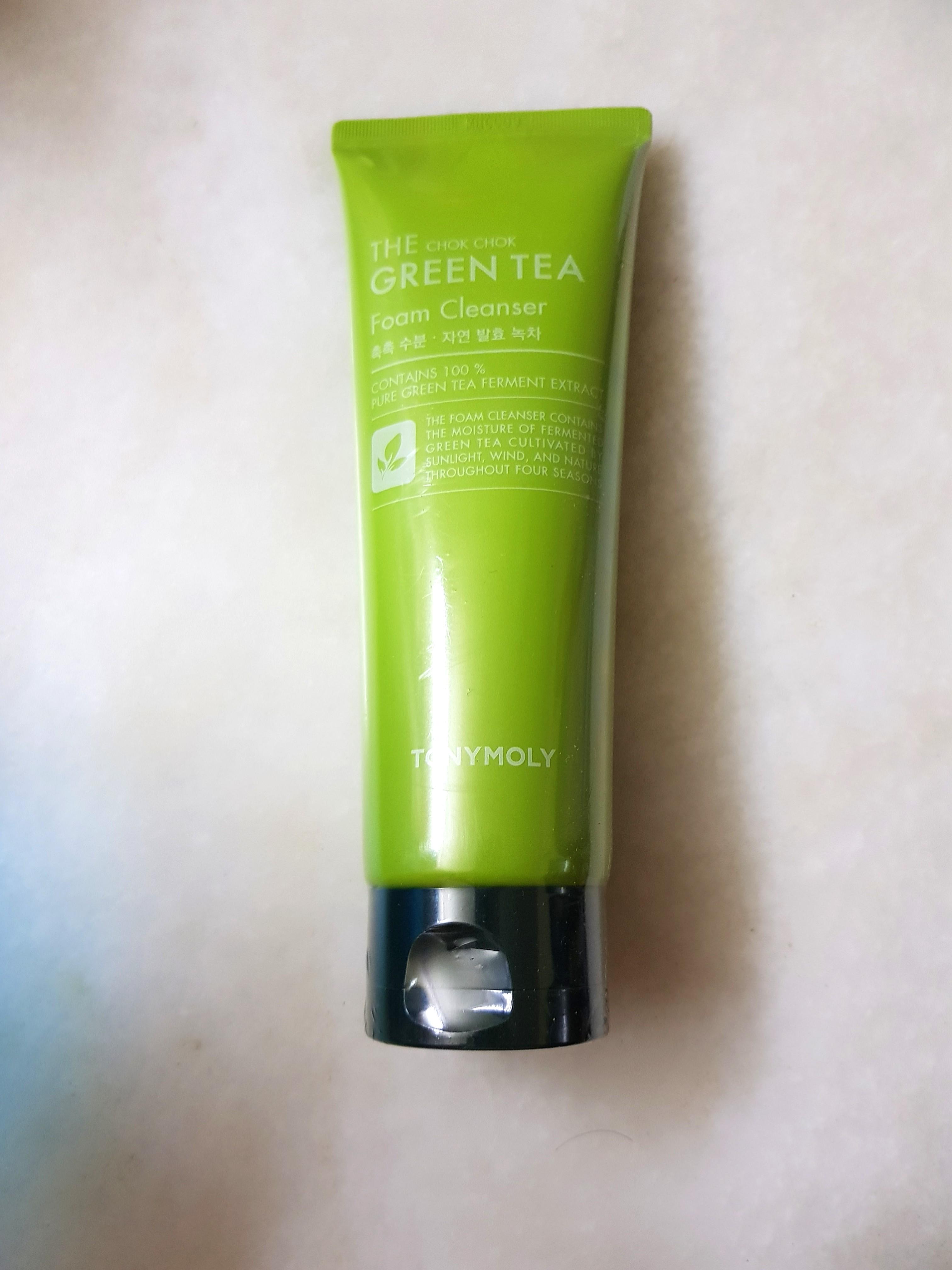 tony moly green tea foam cleanser