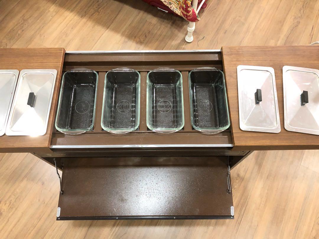 Vintage Antique EKCO food warmer trolley, TV & Home Appliances, Water
