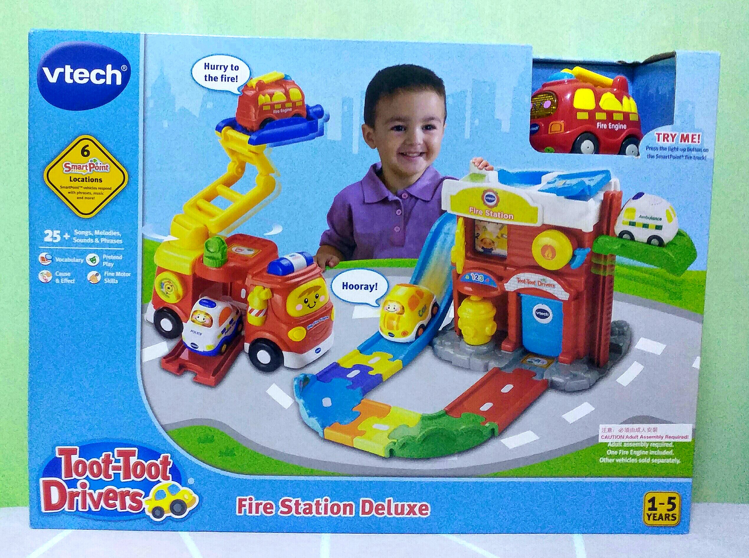 vtech toot toot drivers fire station