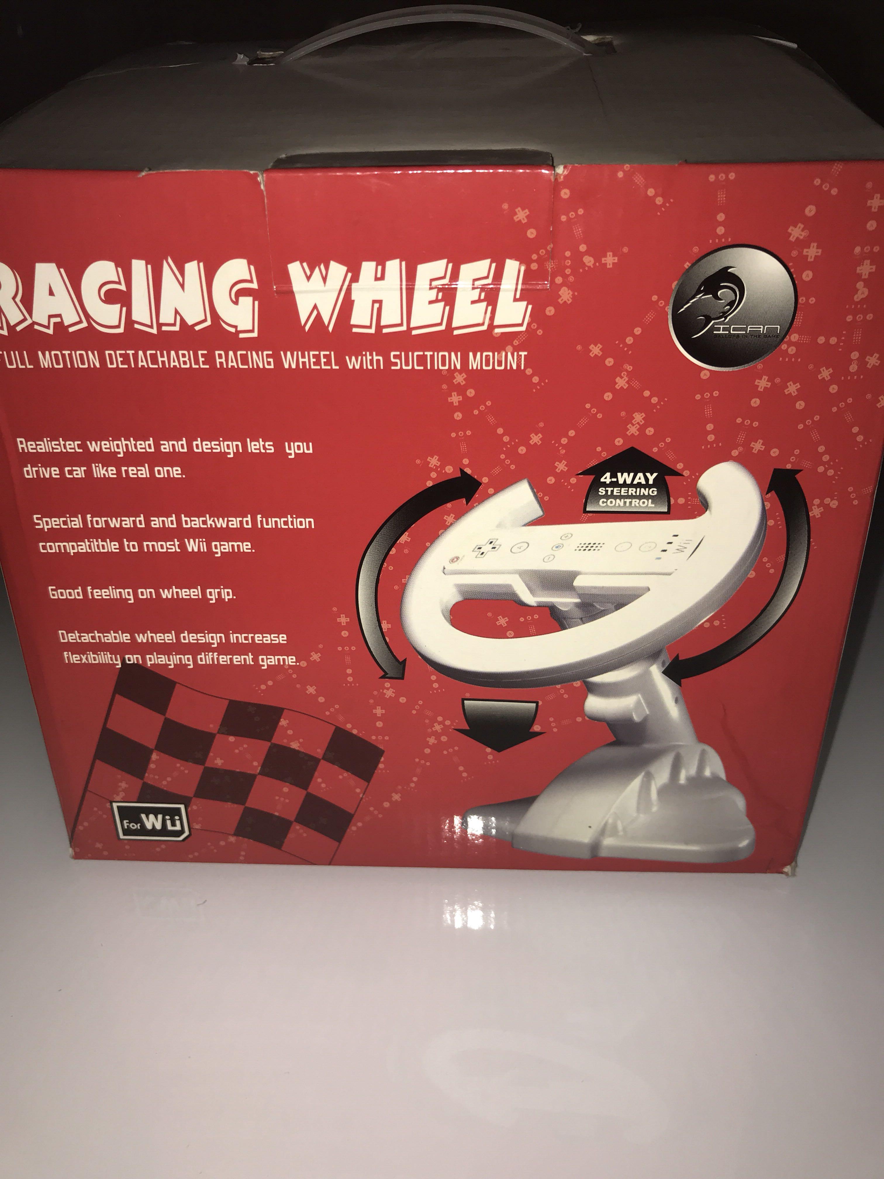 wii you for sale on Wii Racing Wheel White For Sale Toys Games On Carousell