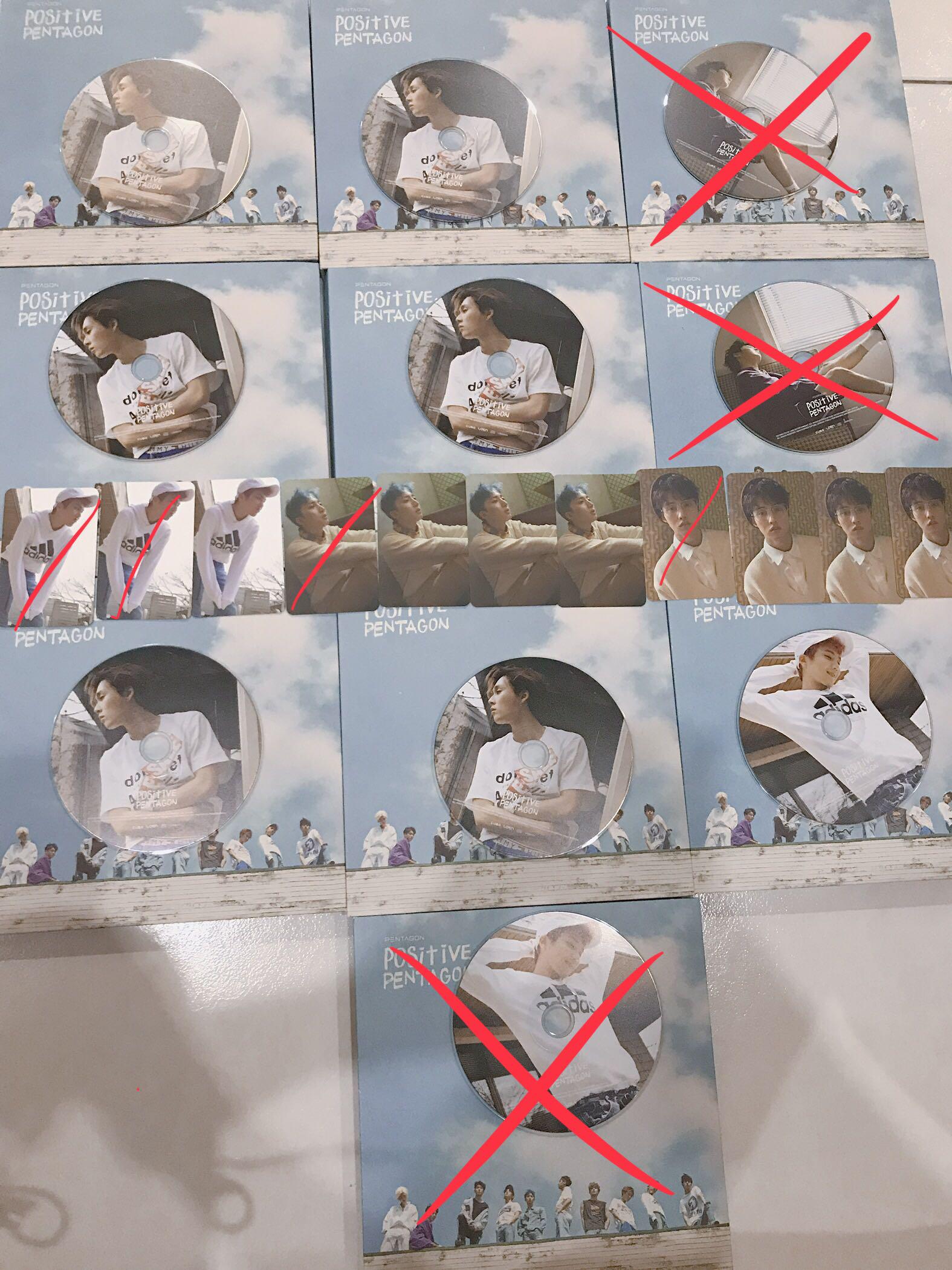 WTS Pentagon positive unsealed album+pc