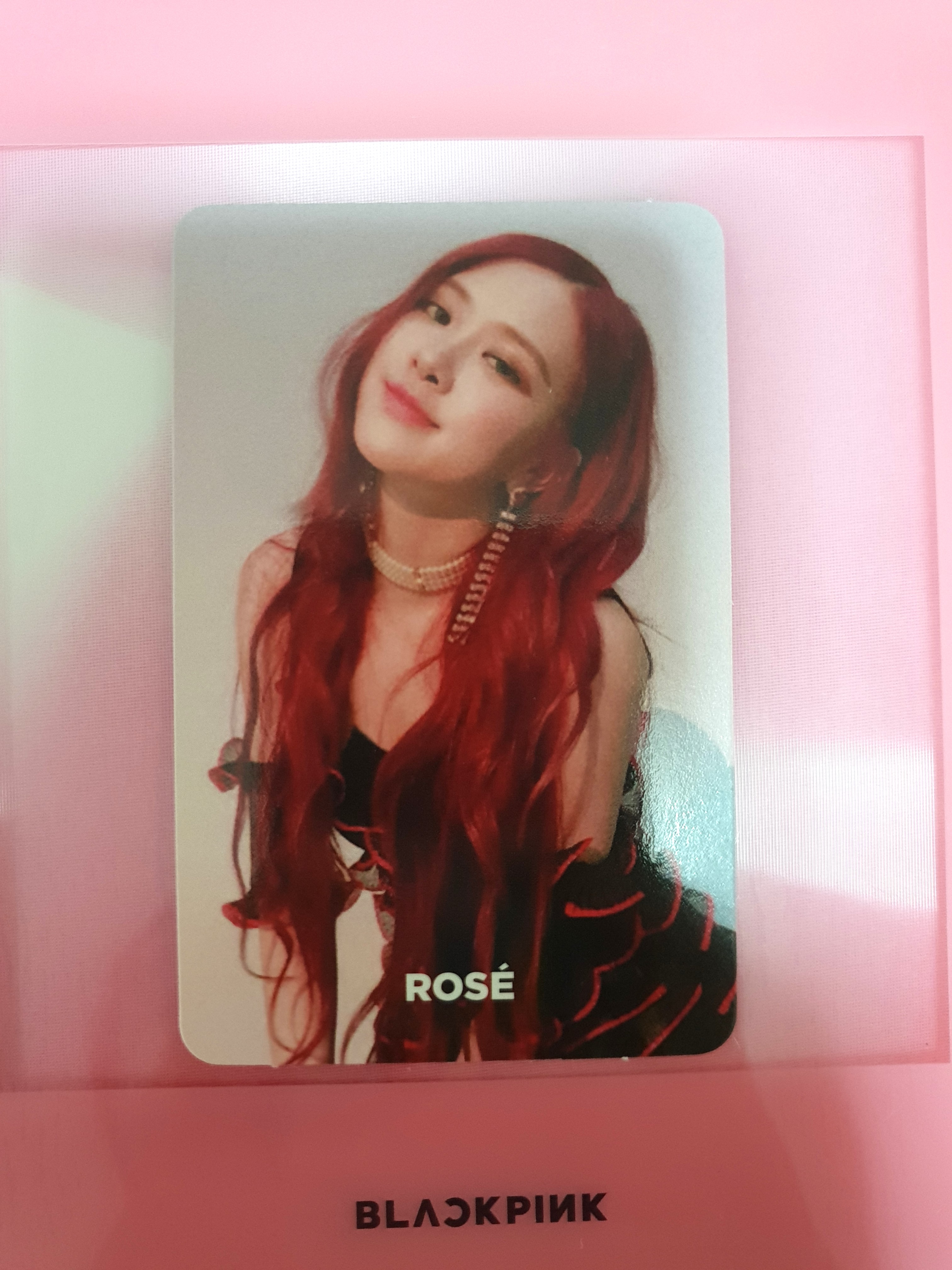 WTS Blackpink Rose Photocard pc, Entertainment, KWave on Carousell