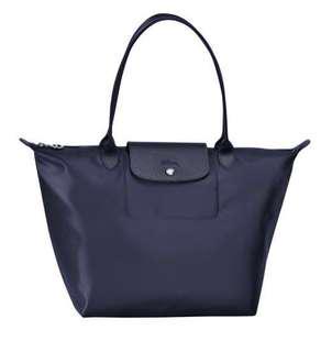 Longchamp Le Pliage Neo Large Blue / Sapphire Tote Bag