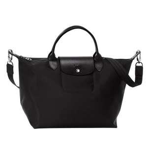 Longchamp Le Pliage Neo Black Medium Crossbody / Sling Bag