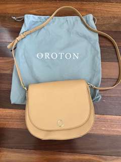 Oroton tan bag