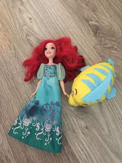 Large Big Ariel Little Mermaid Doll Boneka  Besar Jumbo  