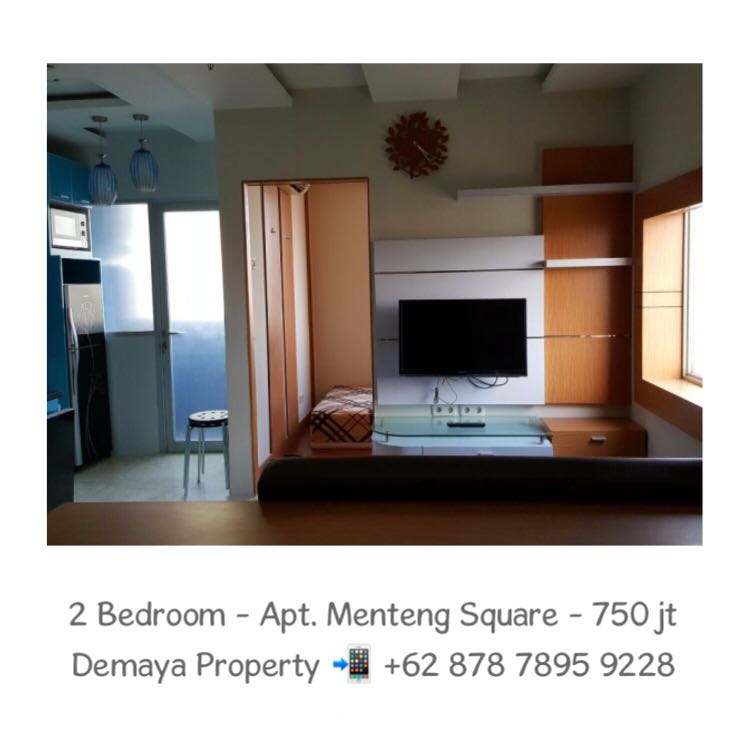 2 Bedrooms Unit At Menteng Square Apartment Full Furnished