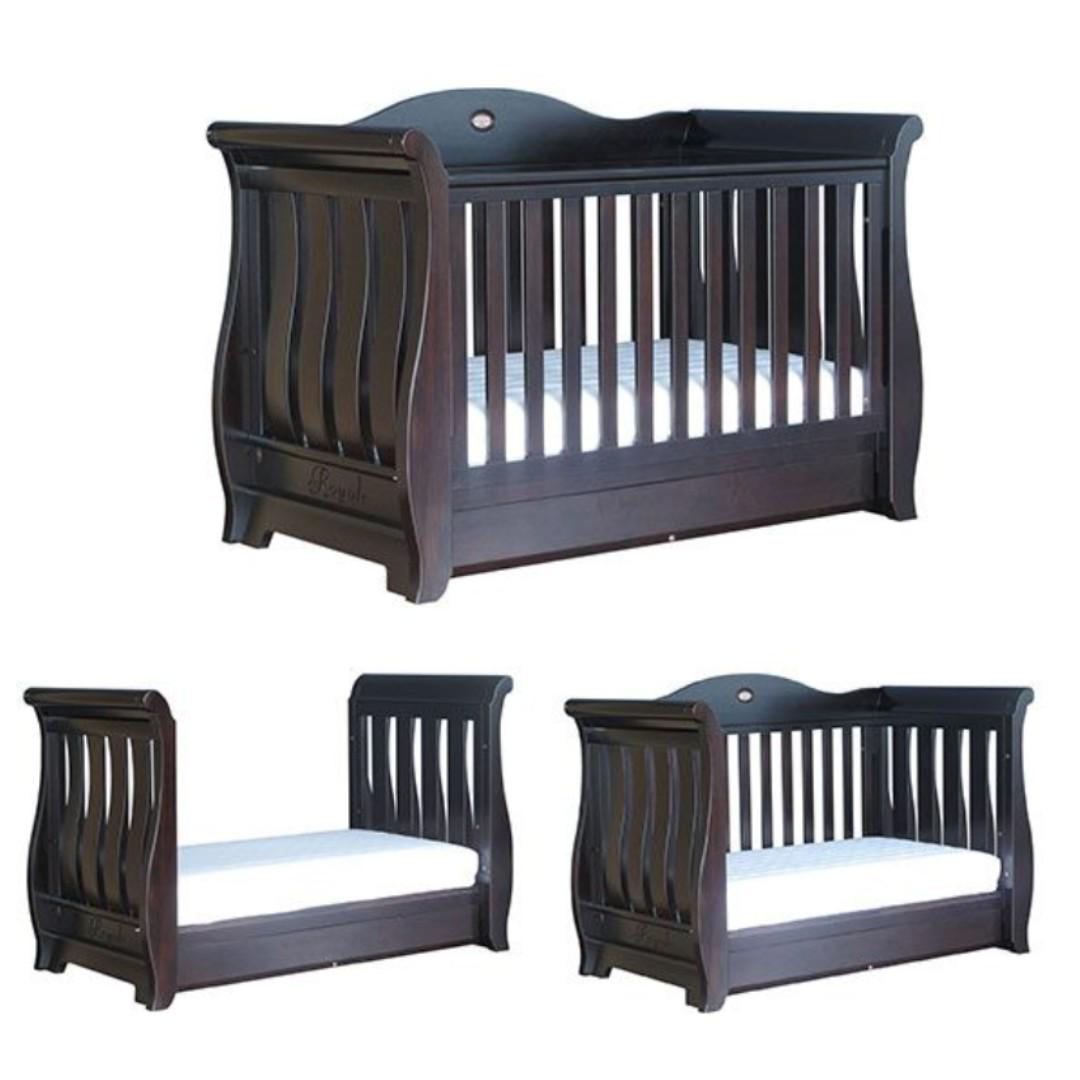 Boori country sleigh cot 3 in 1 outlet