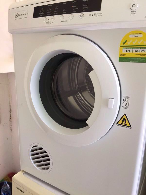 8 month old Electrolux Dryer, TV & Home Appliances, Washing Machines