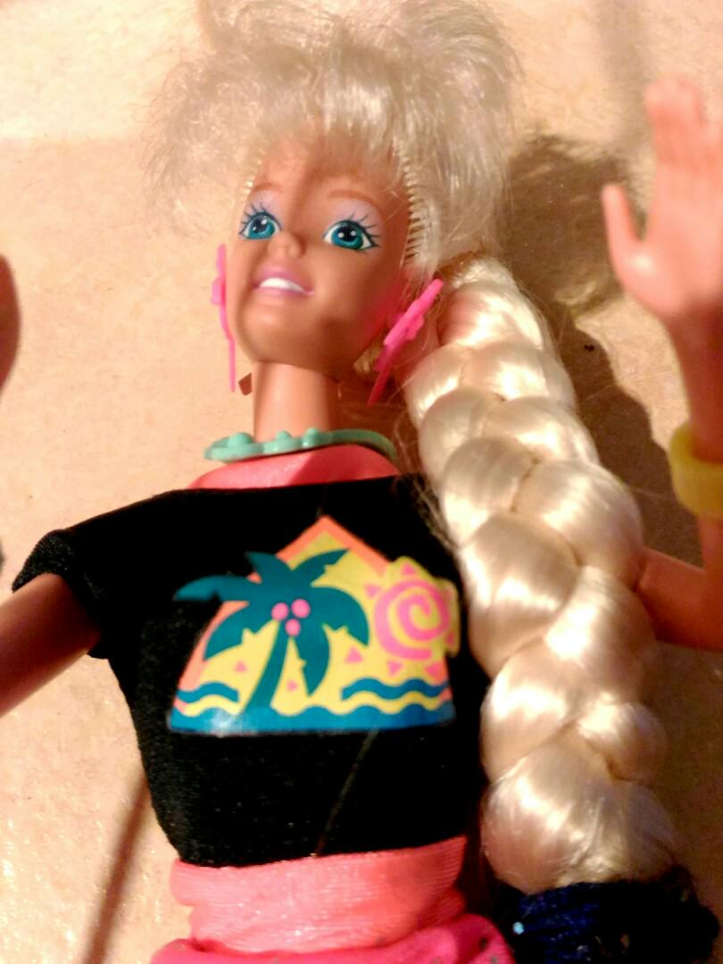 90s Glitter Hair Barbie Doll, Hobbies & Toys, Collectibles