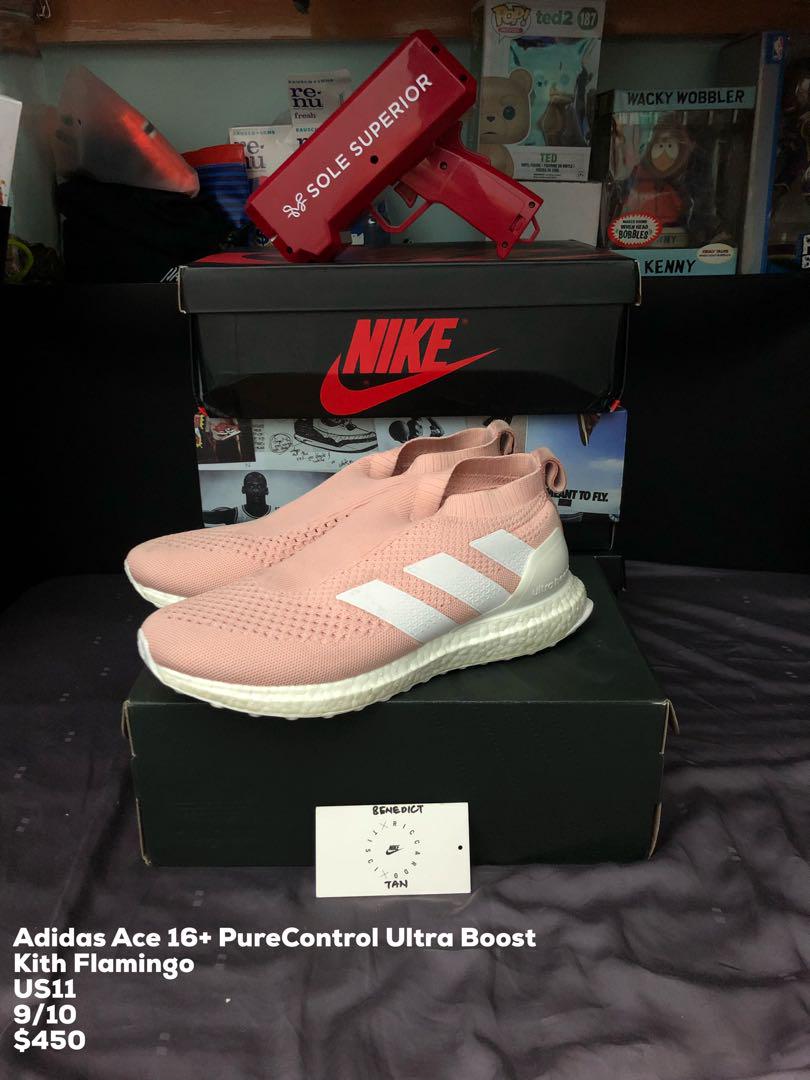 ADIDAS PURECONTROL 16 ULTRA BOOST KITH FLAMINGO US11 Men s