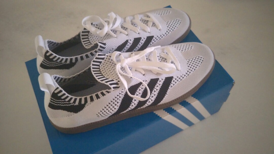 samba sock primeknit shoes white