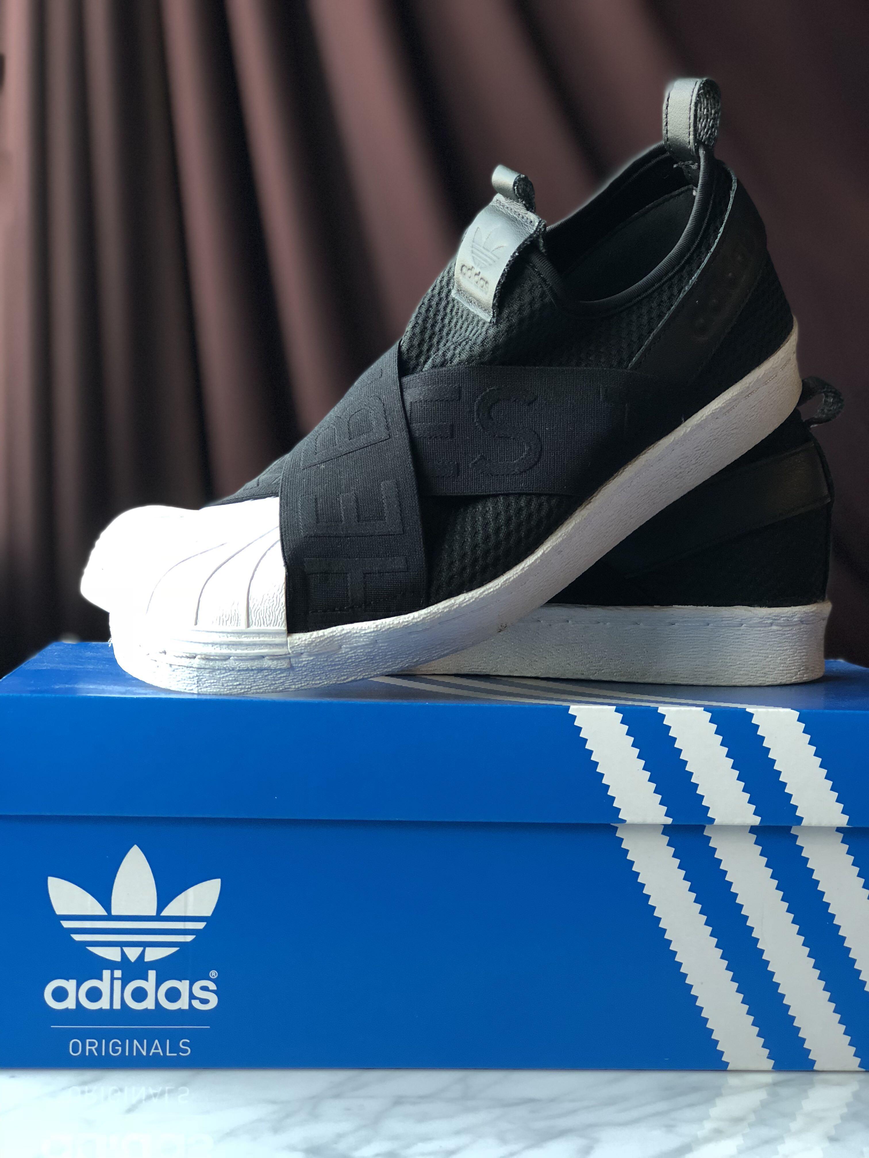 Adidas Superstar Slip On Sneakers Women s Fashion Footwear Sneakers on Carousell