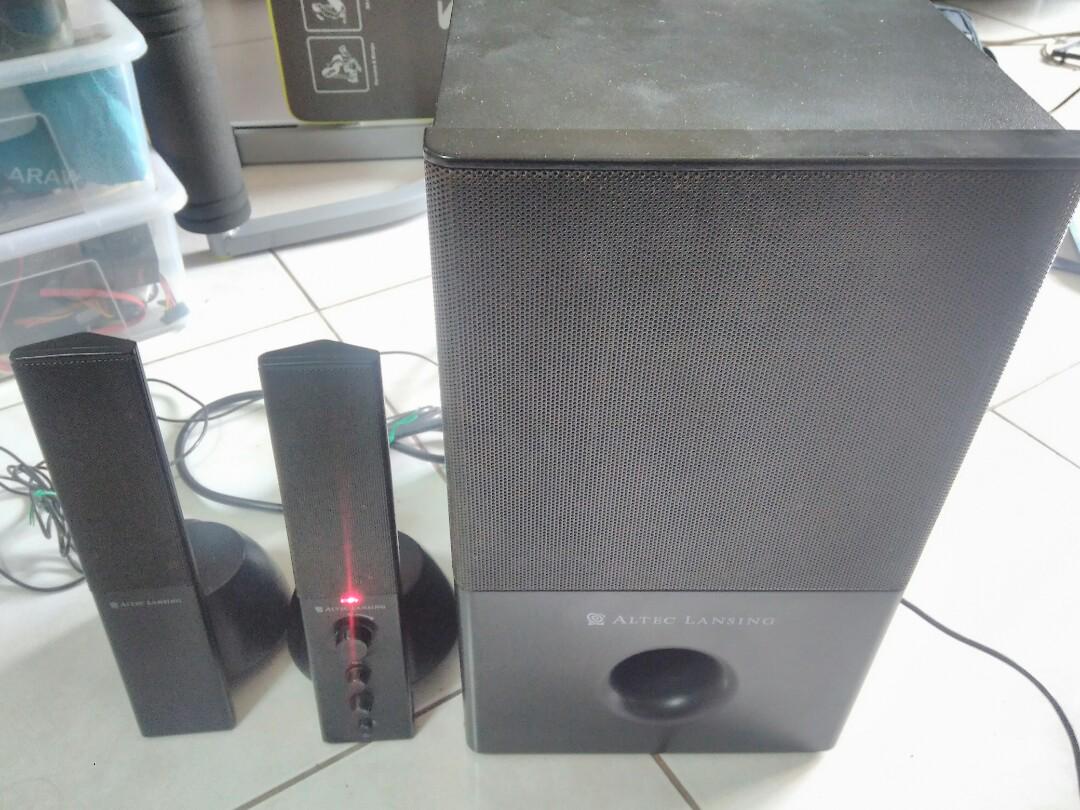 Altec Lansing VS4121 multimedia speaker system, Audio, Soundbars