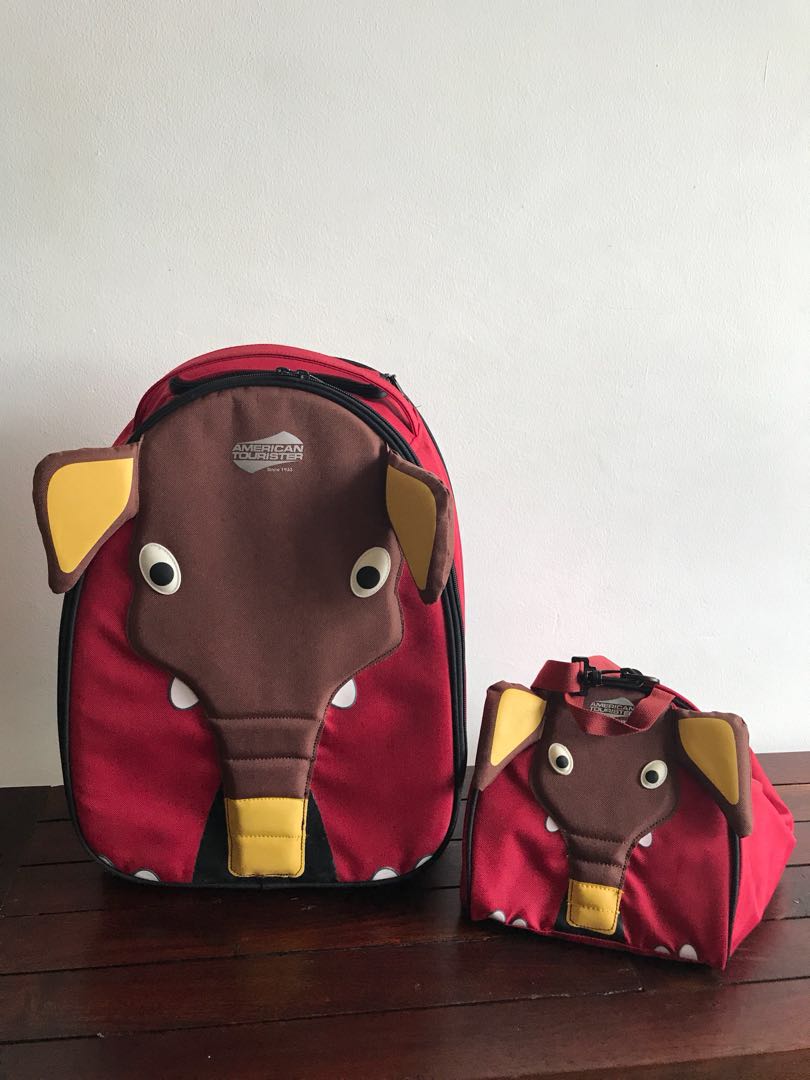 american tourister kids trolley