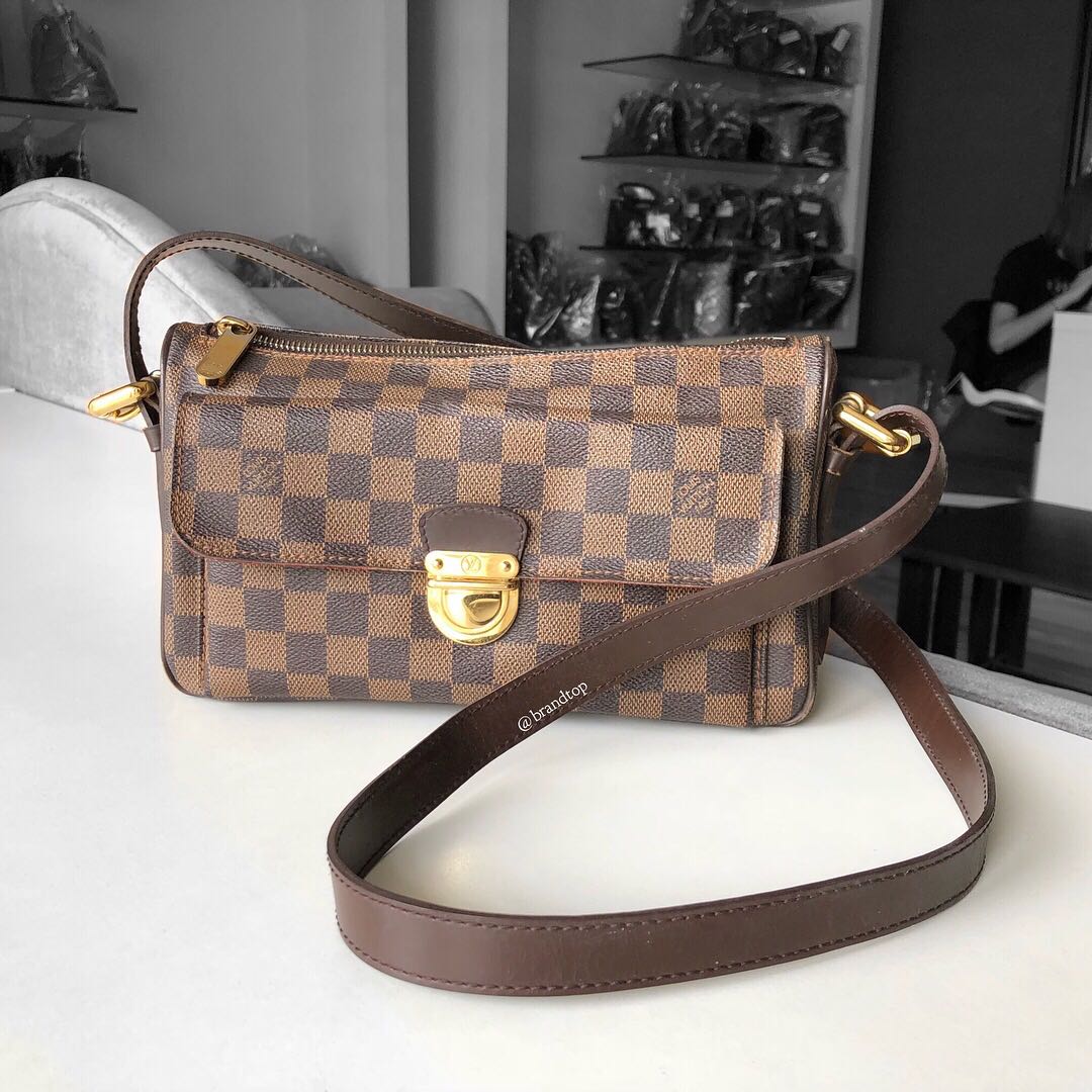 Authentic Louis Vuitton Damier Ebene Ravello LV Luxury Bags