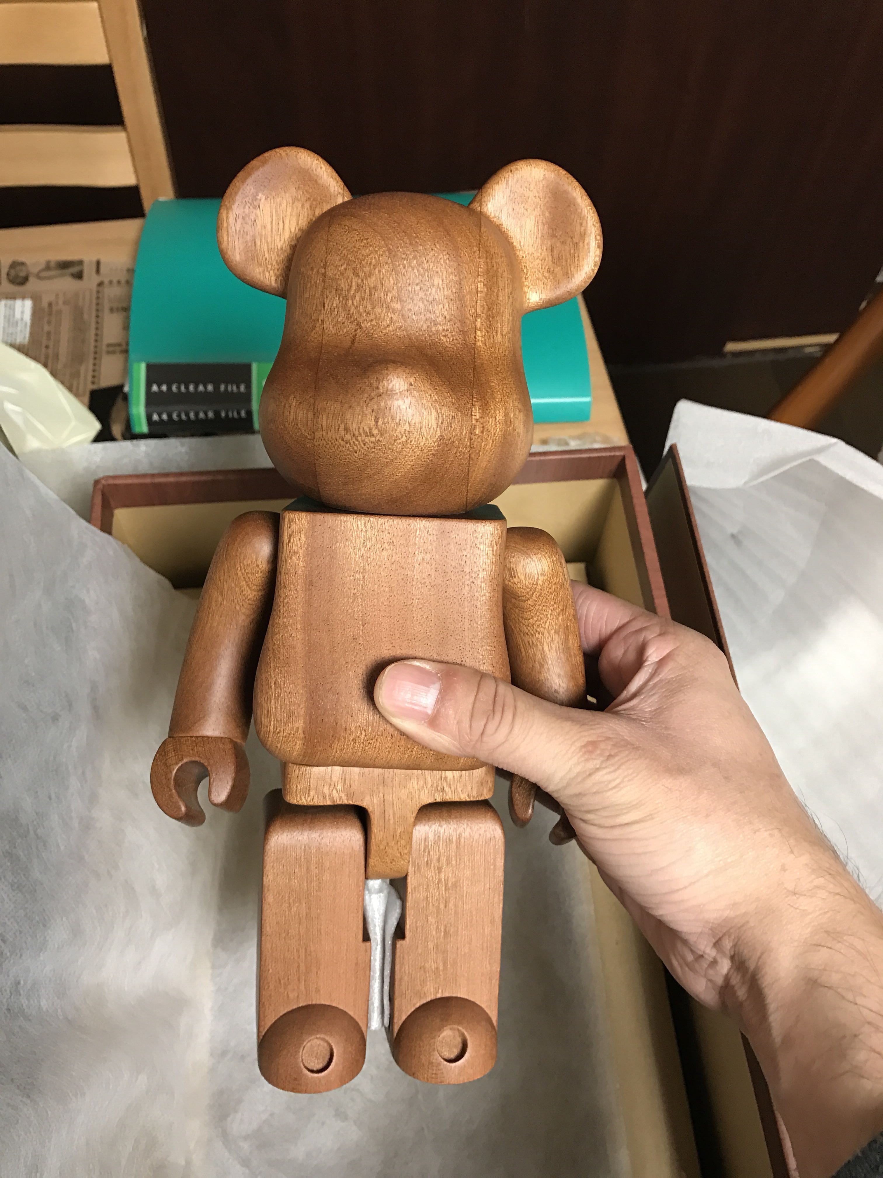 Bearbrick wood sales