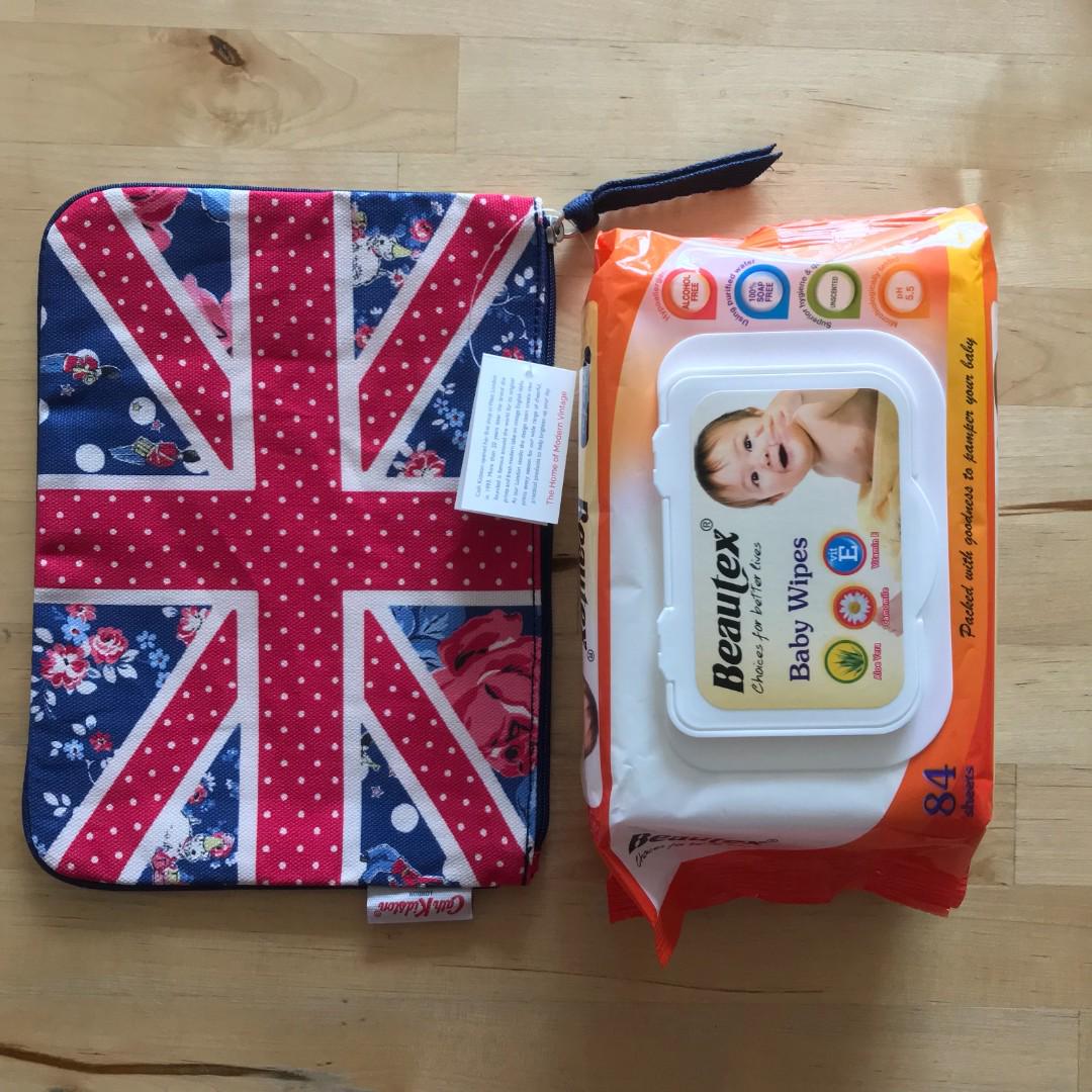 BNWT Cath Kidston Birthday Flag 25th Anniversary Canvas Pouch Women s Fashion Bags Wallets Wallets Card Holders on Carousell