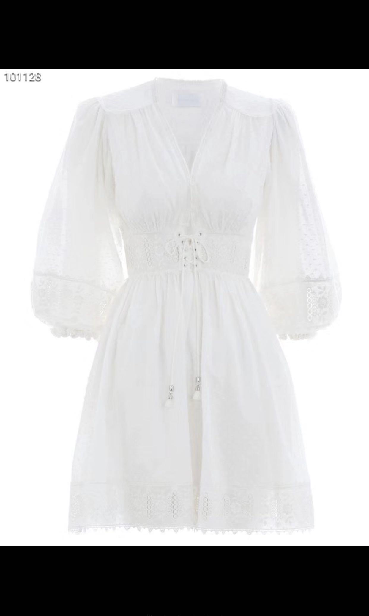 iris corset waist dress