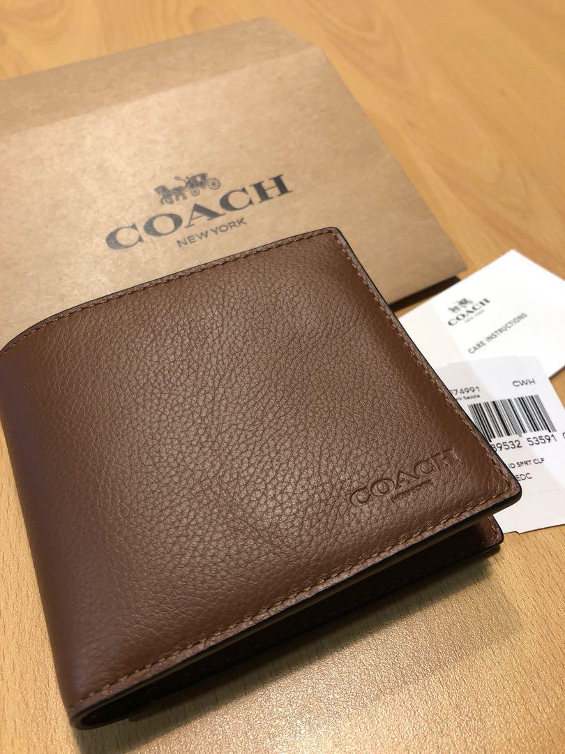 Coach new york mens wallet best sale