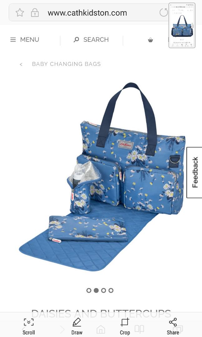 Cath Kidston Daisies and Buttercups Everyday Changing and Diaper Bag Babies Kids Going Out Diaper Bags Wetbags on Carousell