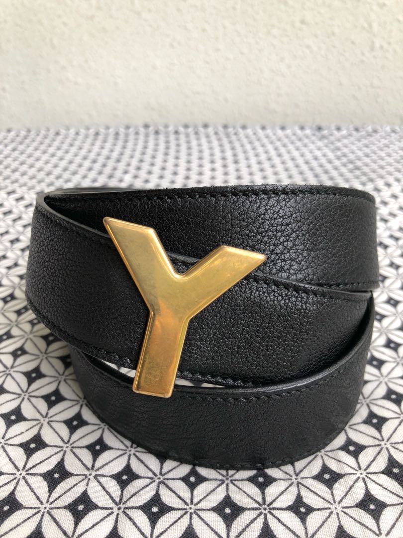 ysl mens belt