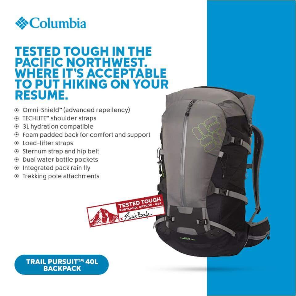 Columbia trail pursuit 40l shop