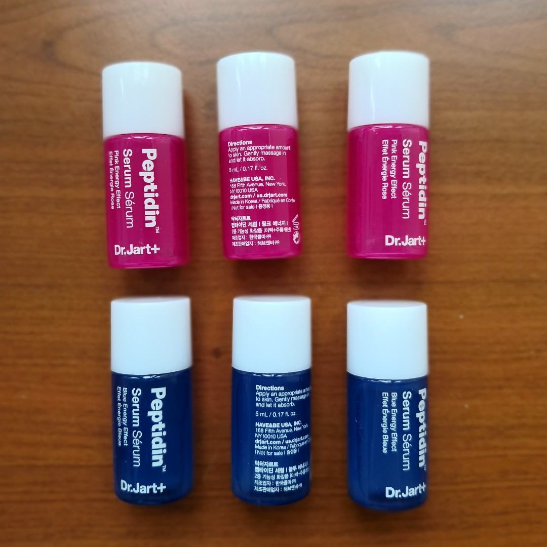Dr Jart Peptidin Serum Pink Blue Energy Effect Health Beauty Face Skin Care On Carousell