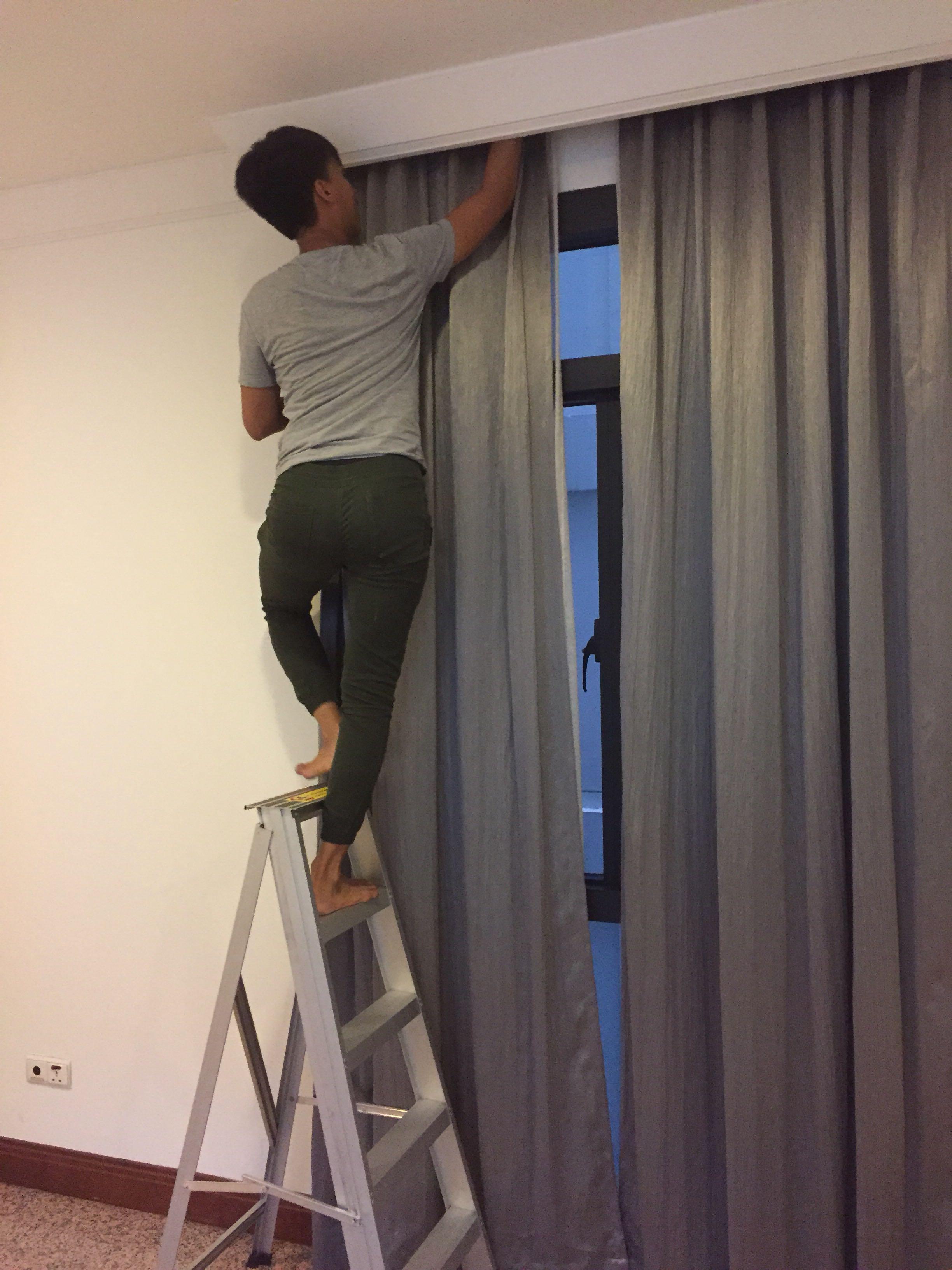 Dry Cleaning Curtains Home Appliances Cleaning Laundry On
