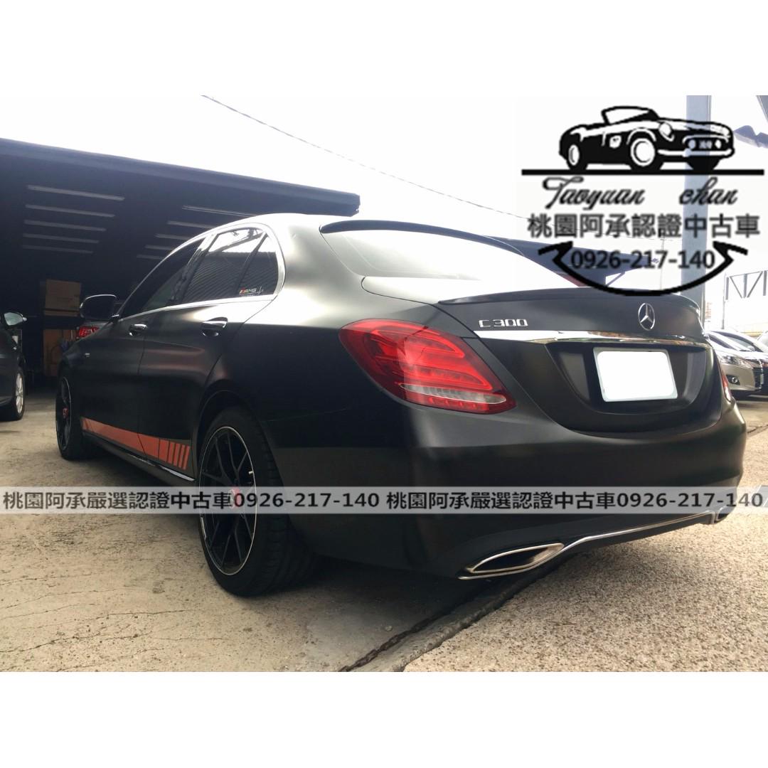 Fb搜尋桃園阿承 賓士超人氣c300 15年2 0 消光黑二手車中古車 汽車 汽車出售在旋轉拍賣