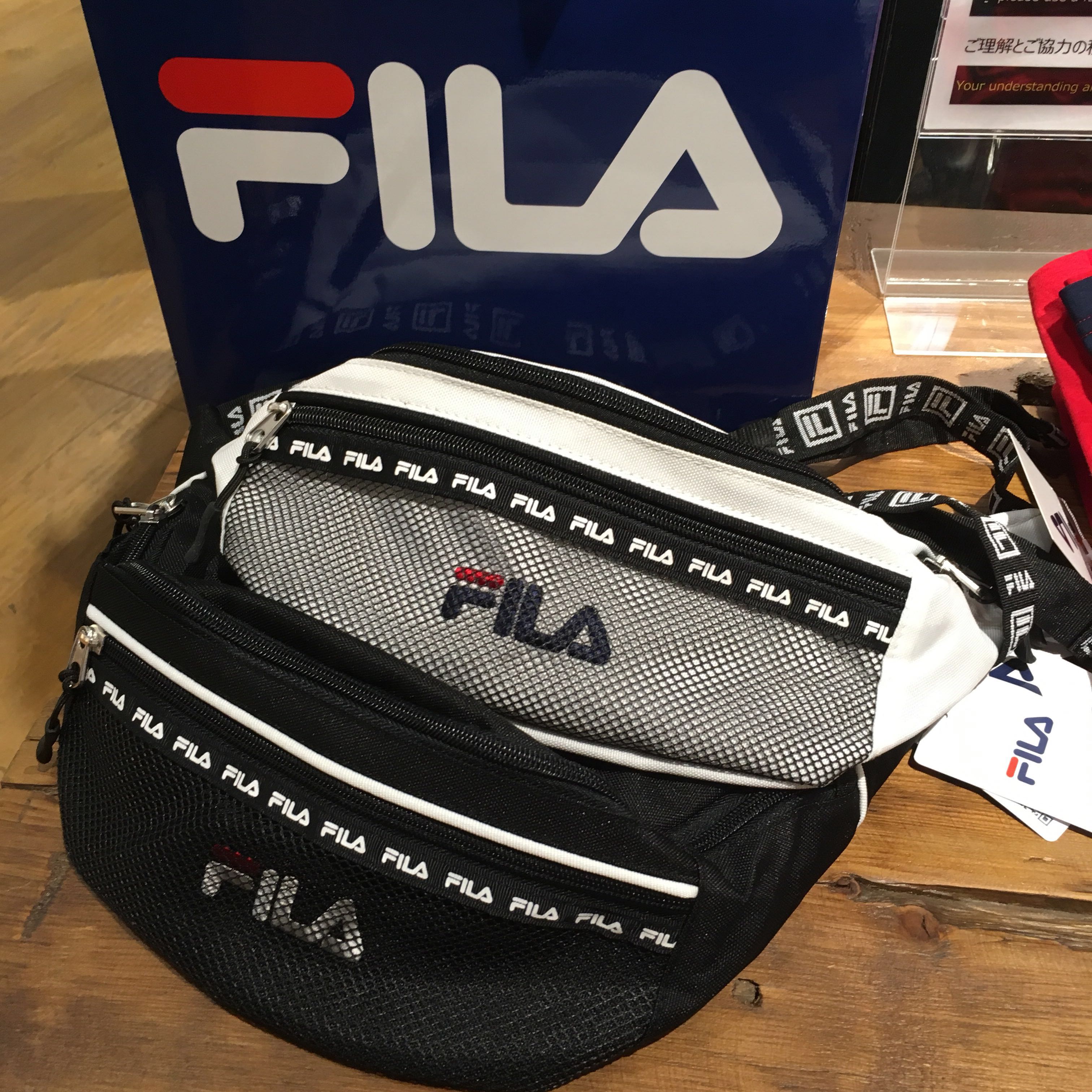 FILA WAIST BAG FANNY PACK, Men&#39;s Fashion, Bags & Wallets, Sling Bags on Carousell