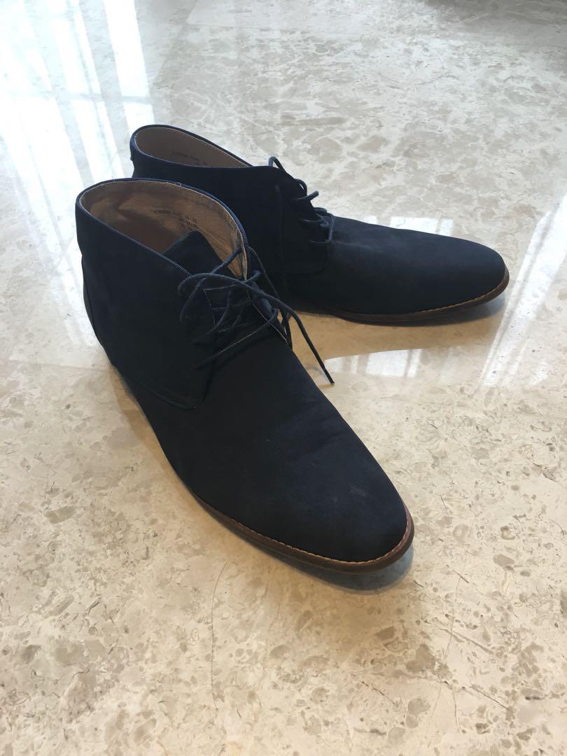 florsheim blue suede shoes