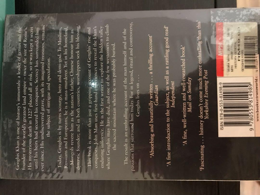 genghis khan life death and resurrection by john man