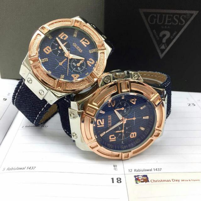 Guess watch deals jeans strap