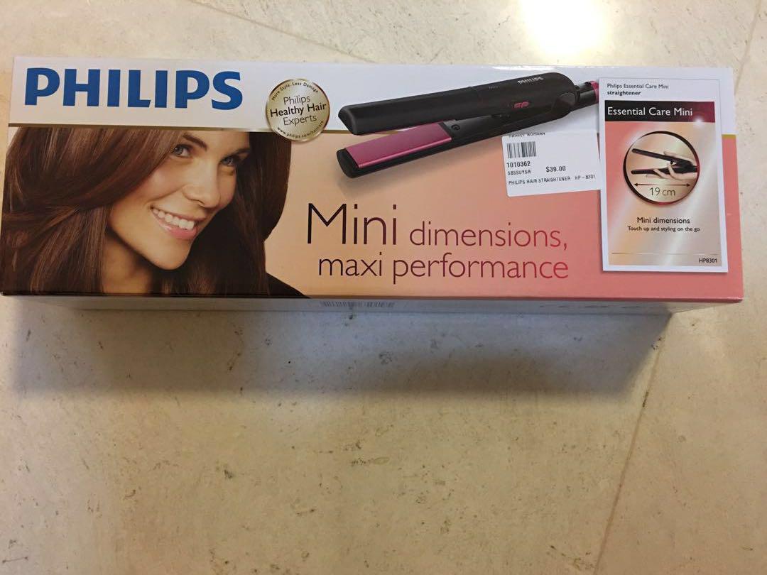 Hair Straightener Philips Mini Dimensions Maxi Performance Beauty Personal Care Hair On Carousell