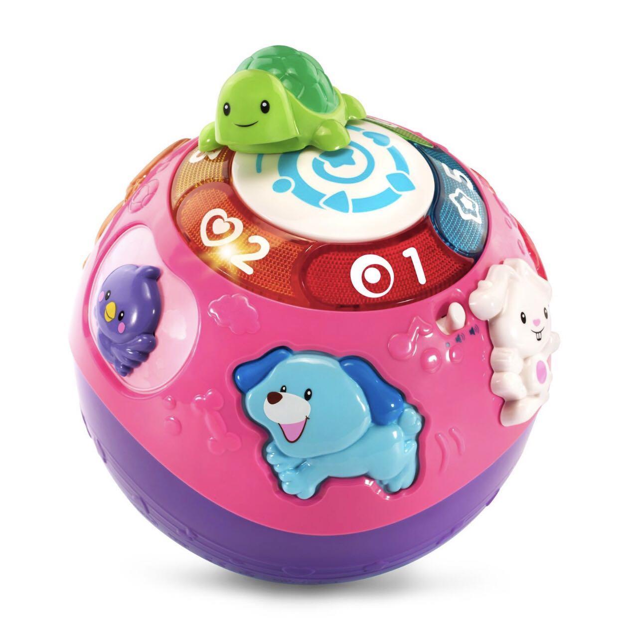 vtech move and crawl ball pink