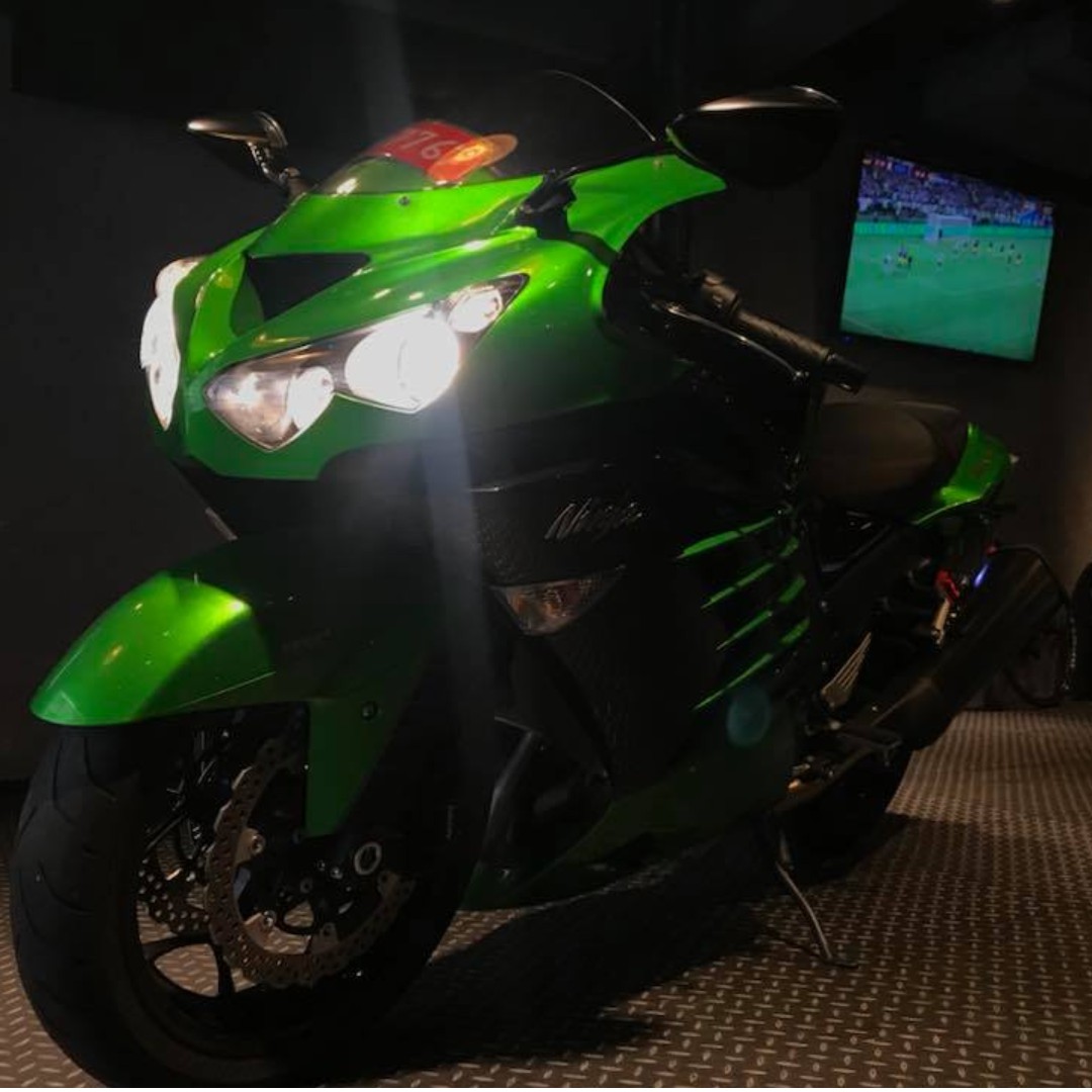 Kawasaki Zx14r Abs 六眼魔神經典綠 3500元即可交車 機車 重機在旋轉拍賣