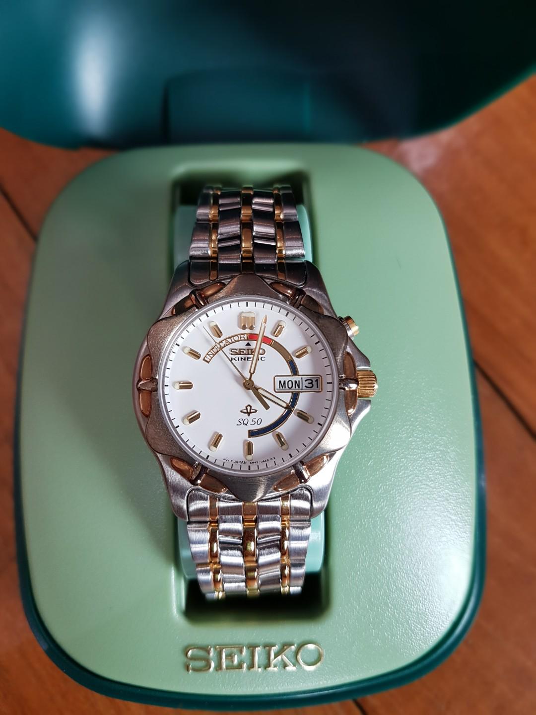 Ladies Seiko Kinetic 3M22-0A30 Dress Watch, Women's Fashion, Watches &  Accessories, Watches on Carousell