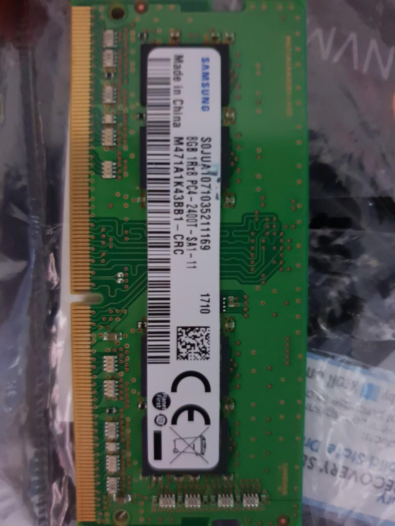 Laptop Ram Ddr4 2400mhz Sodimm 8gb Electronics Computer Parts Accessories On Carousell
