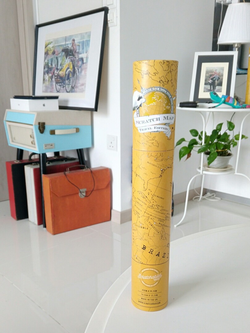 Scratch Map, Design & Craft, Others on Carousell