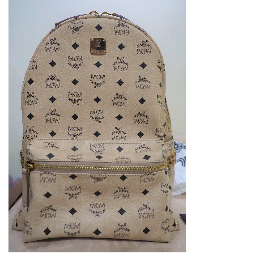 stark side studs backpack in visetos