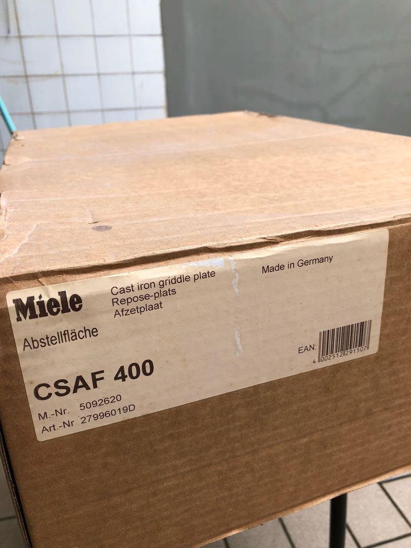 Miele Griddle Plate CSAF400, TV & Home Appliances, Kitchen Appliances