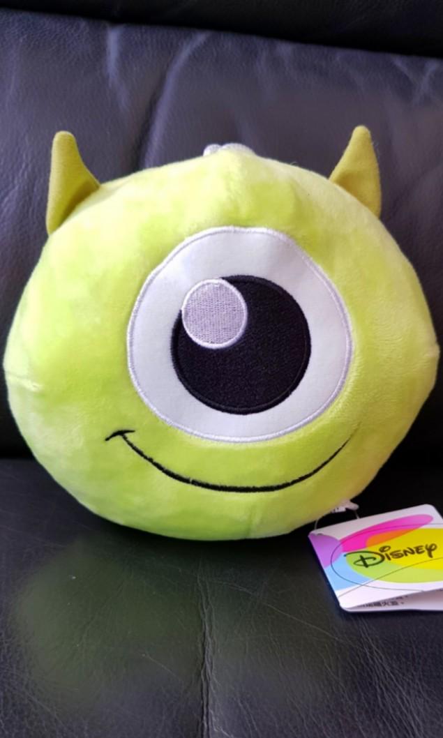 Monsters Inc Cushion Mike Wazowski Toys Games Stuffed Toys