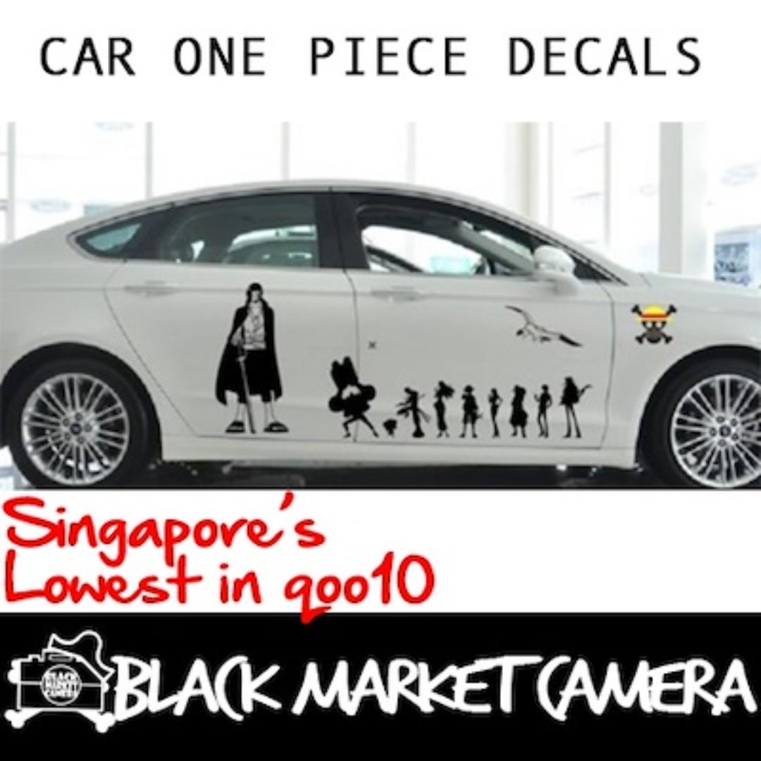 One Piece Car Decal Sticker Car Accessories Accessories On Carousell