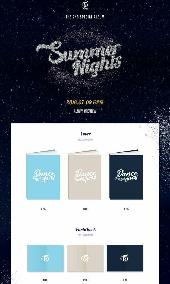 Po Twice Summer Nights Album Bulletin Board Preorders On Carousell