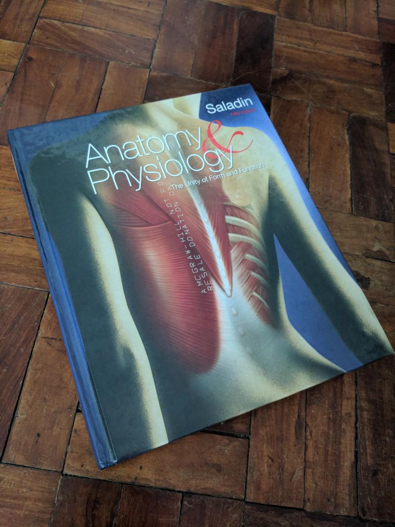 Saladin Anatomy Physiology The Unity Of Form And Function 5th